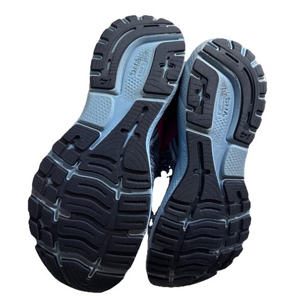 Brooks Ghost 14 Women’s Sz 10M Blue Fuschia Running Shoe Athletic Gym Training - Picture 8 of 11